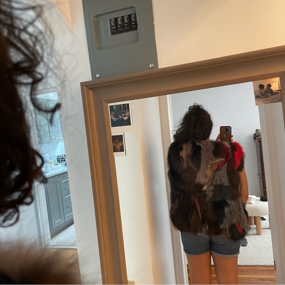 Alice + Olivia winter coat with real fox fur - Picture 10 of 13